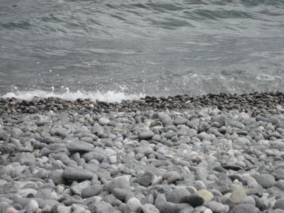 克里米亚，海，鹅卵石