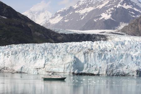 阿拉斯加，冰川，船