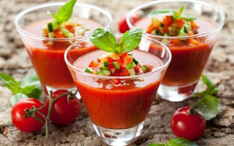 番茄，西红柿，眼镜，果汁