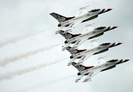 猎鹰，战斗，动力，一般，战斗机，组，F-16
