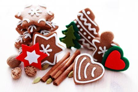 圣诞节，饼干，假期，圣诞节，新年，新的一年