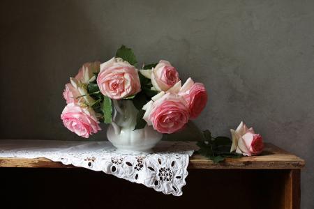 来自夏天的花束，玫瑰，静物，Ganina Galina