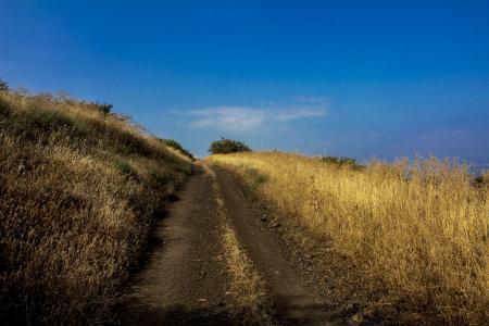 路，丘陵，蓝天，列昂尼德Len