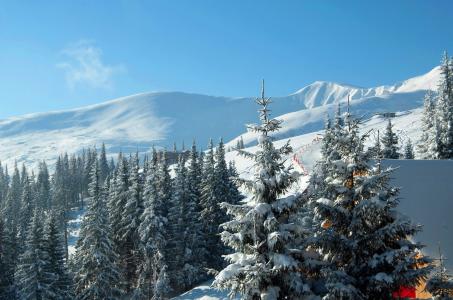 冬天，山脉，喀尔巴阡山脉，Bukovel，休息，美丽