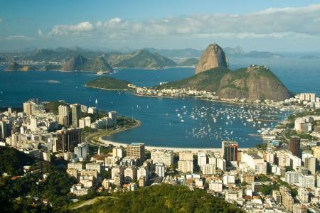 湾，里约热内卢，码头，城市，巴西