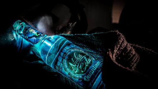 辐射，Nuka可乐，量子瓶，闪耀，闪光，蓝色