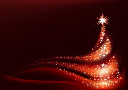 星星，圣诞树，装饰品