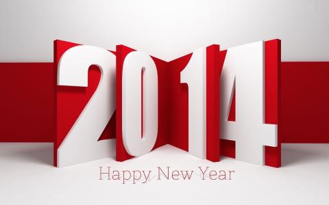新年，2014年，今年，壁纸，数字，2014年，屏保，颜色，假期