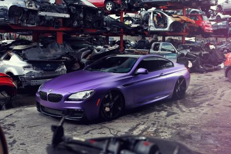 紫色，M6，转储，宝马