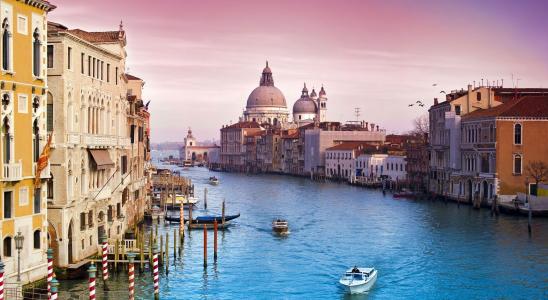 运河，城市，建筑，威尼斯，水，意大利，威尼斯，意大利