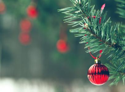 圣诞树，玩具，假期，新的一年