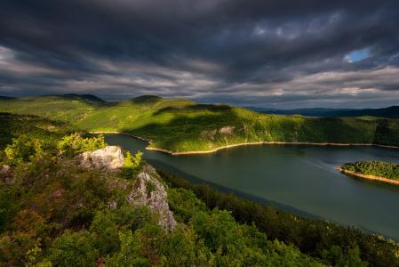 Vesela Marinova，自然，风景，丘陵，河流