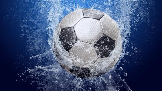 足球，球，足球，水，carli，喷雾