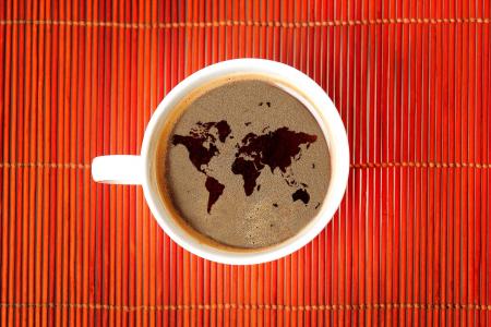 咖啡，创意，地图，地球