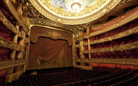 剧院，美丽，巴黎，法国