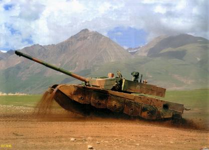 中国，主要的重型战斗坦克，99式