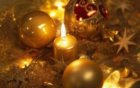 新年，球，圣诞装饰品，球，假期
