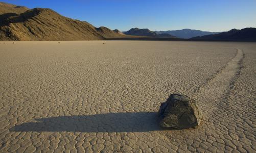 死亡谷，加州死亡谷，沙漠，石头，山脉
