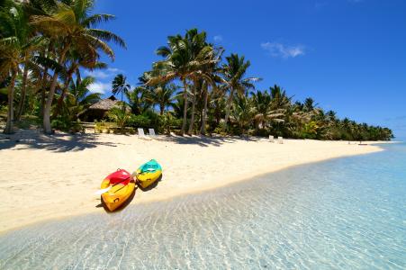 度假村，马尔代夫，热带，棕榈树，沙滩