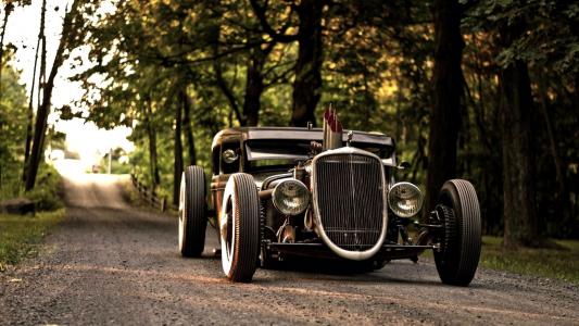 模型，汽车，热棒，1930年，汽车，一，壁纸，福特，美丽