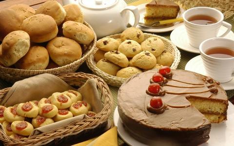 蛋糕，巧克力，食物，甜，甜美的表，樱桃