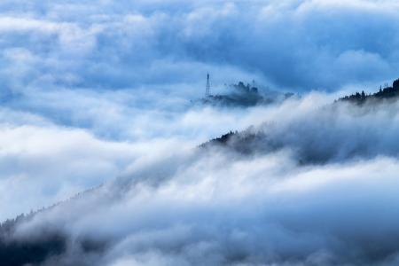 山，天空，雾，Alexey Argentum