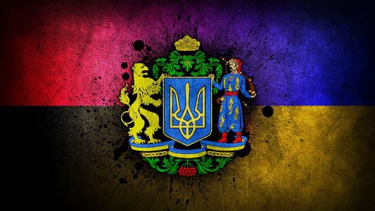 乌克兰，乌克兰，国旗，艺术，美丽
