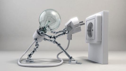 灯，插座，光，电，生活，电线，叉，技术，螺丝，机器人，坚果