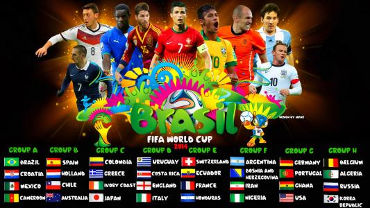 世界杯，巴西，2014年，足球，世界杯，团体
