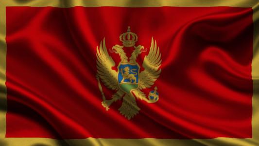 黑山，国旗，3d，黑山国旗