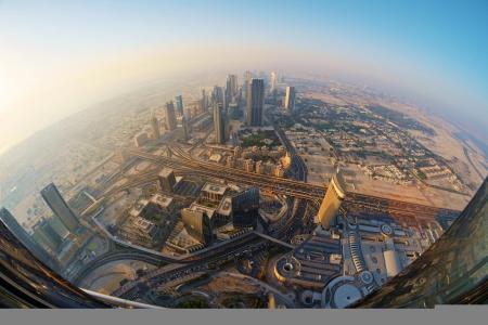 阿联酋，城市，迪拜，摩天大楼，美丽