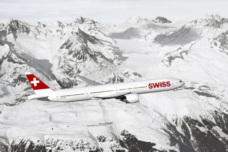 乘客，飞机，山，雪