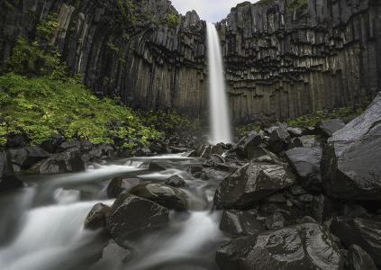 冰岛，瀑布，美丽