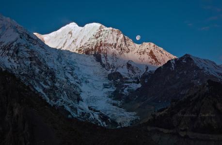 冰川，喜马拉雅山脉，山脉，尼泊尔，尼泊尔斯塔布布科