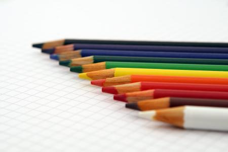创意，铅笔，纸，颜色，多彩