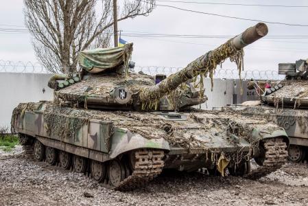 坦克，T-64B1M，盔甲，保护，乌克兰，OBT