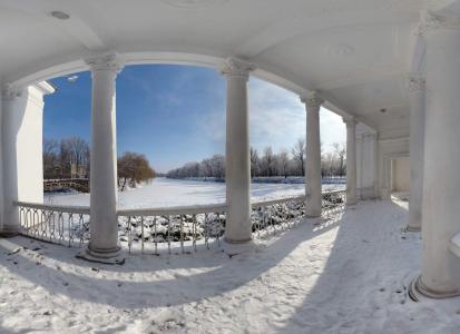 冬天，列，船站，城市，Krivoy Rog，乌克兰，公园，美丽