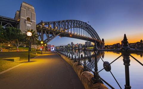 码头，桥港桥，悉尼，新南威尔士，澳大利亚