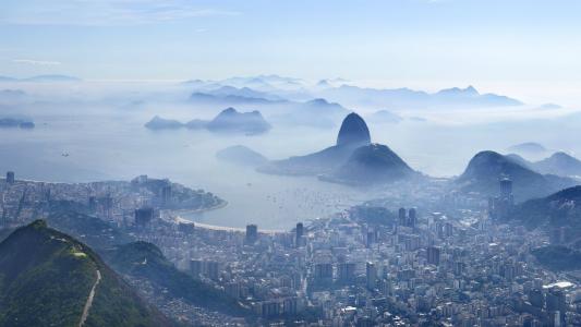 里约热内卢，里约热内卢，城市，阴霾