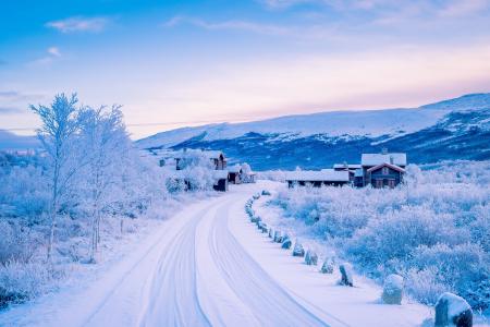 挪威，冬天，美丽