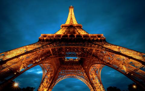 巴黎，建筑，法国，埃菲尔铁塔