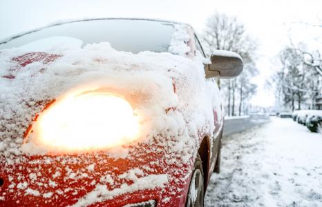 汽车，雪，自然，冬天，组成