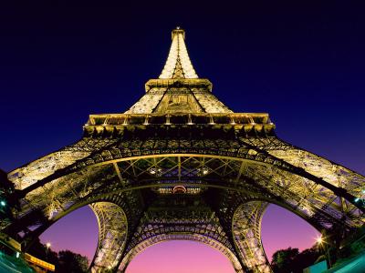巴黎，塔，金属，灯