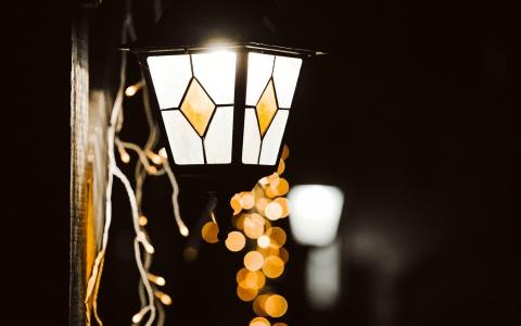 灯笼，新年，晚上，假期