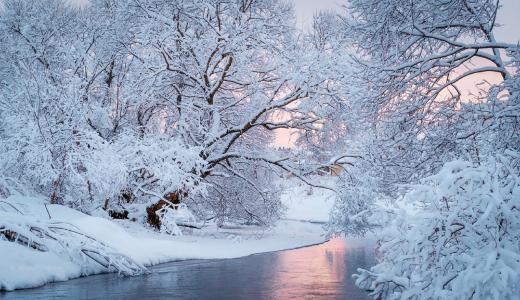 冬季，景观，维亚济马河，亚历山大Kukrinov