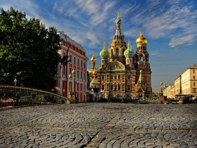 圣彼得堡，教堂，云
