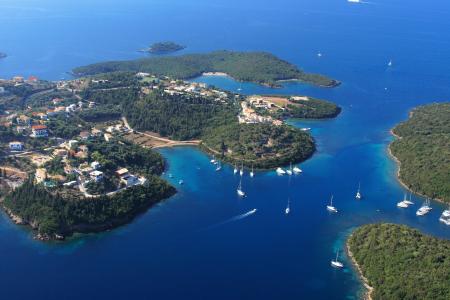 度假村，岛屿，美丽，希腊，海洋