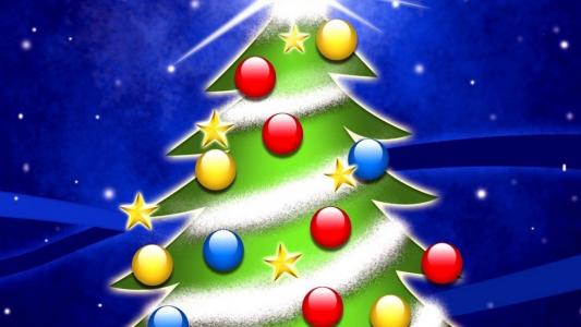 新年，圣诞树，玩具，礼物，圣诞节