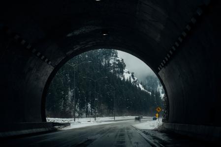 道路，沥青，汽车，冬天，雪