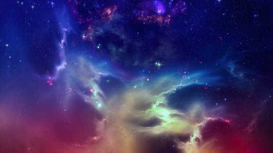星星，宇宙，恒星形成，星云titanus，星云titanus